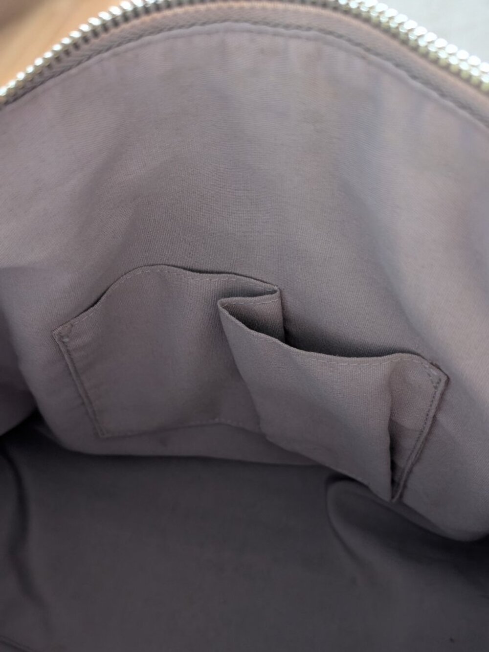 Grey Snake-Print Textured Handbag - Picture 9 of 12